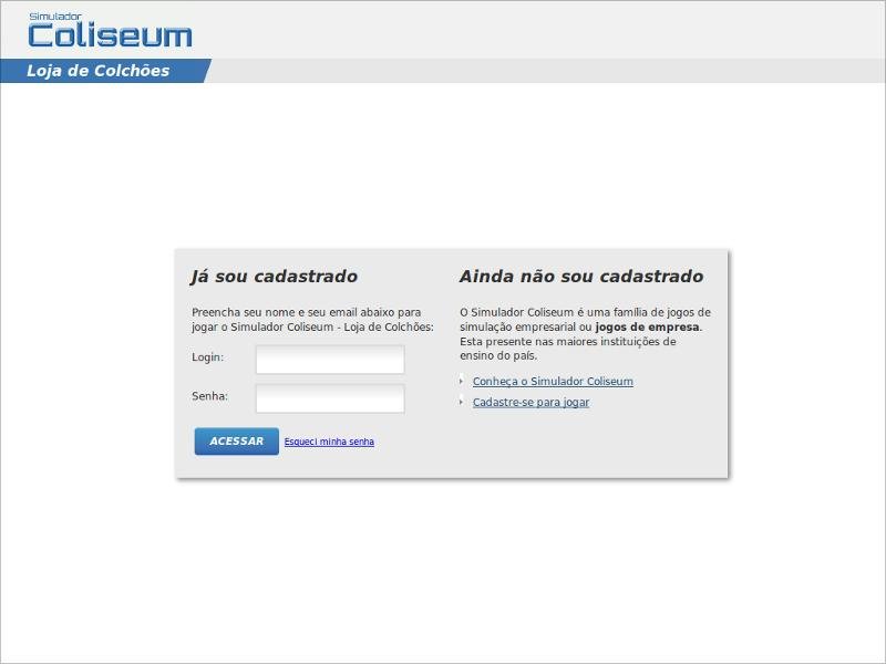 Tela de login