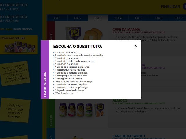 Programa Diet Shake